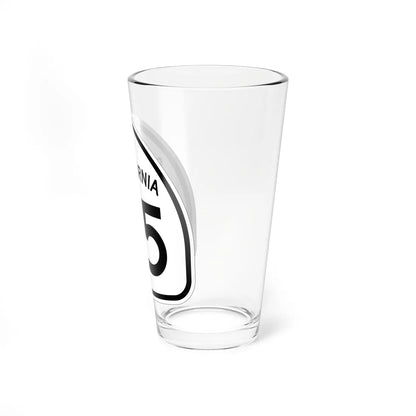 California 35 1957 (California) (Road Sign) Pint Glass 16oz - Go Mug Yourself