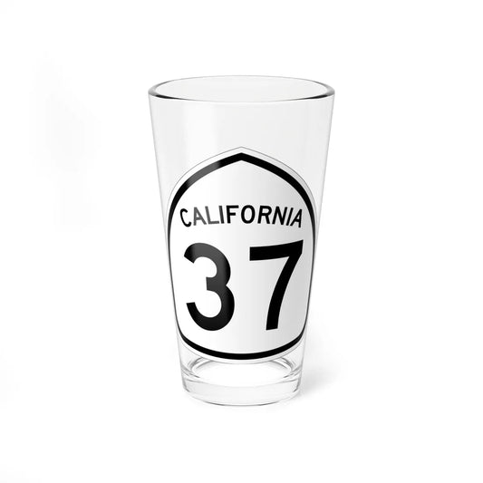 California 37 1957 (California) (Road Sign) Pint Glass 16oz 16oz - Go Mug Yourself