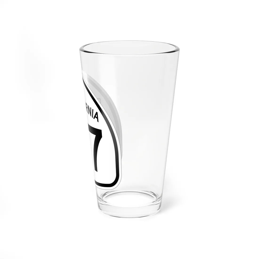 California 37 1957 (California) (Road Sign) Pint Glass 16oz - Go Mug Yourself