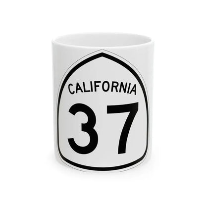 California 37 1957 (California) (Road Sign) White Coffee Mug 11oz - Go Mug Yourself