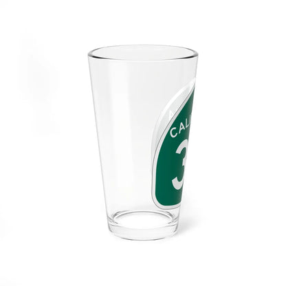 California 37 (California) (Road Sign) Pint Glass 16oz - Go Mug Yourself