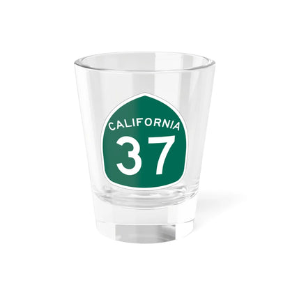 California 37 (California) (Road Sign) Shot Glass 1.5oz 1.5oz - Go Mug Yourself