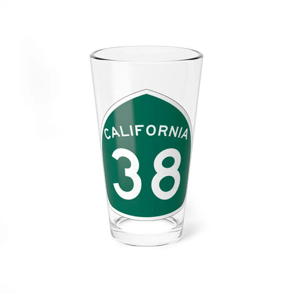 California 38 (California) (Road Sign) Pint Glass 16oz 16oz - Go Mug Yourself