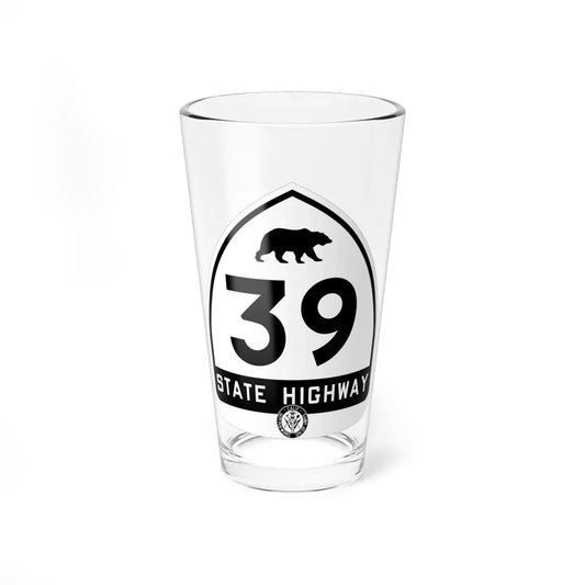 California 39 1948 (California) (Road Sign) Pint Glass 16oz 16oz - Go Mug Yourself