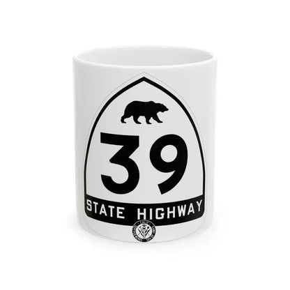 California 39 1948 (California) (Road Sign) White Coffee Mug 11oz - Go Mug Yourself