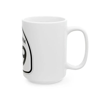 California 39 1957 (California) (Road Sign) White Coffee Mug - Go Mug Yourself