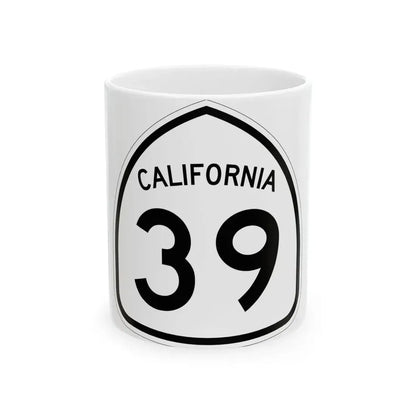 California 39 1957 (California) (Road Sign) White Coffee Mug - Go Mug Yourself