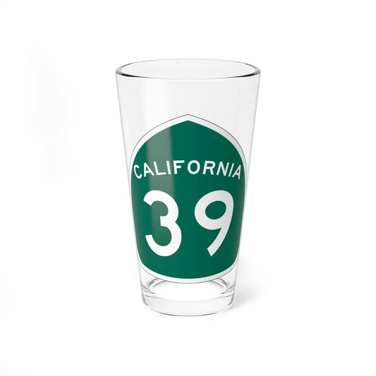 California 39 (California) (Road Sign) Pint Glass 16oz 16oz - Go Mug Yourself