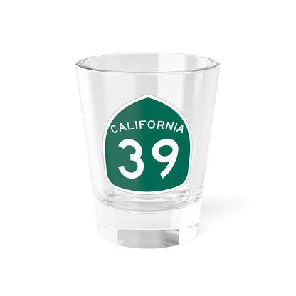 California 39 (California) (Road Sign) Shot Glass 1.5oz 1.5oz - Go Mug Yourself