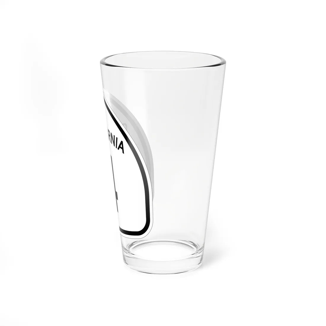 California 4 1957 (California) (Road Sign) Pint Glass 16oz - Go Mug Yourself