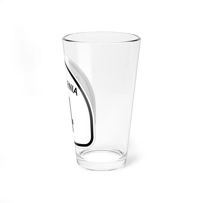 California 4 1957 (California) (Road Sign) Pint Glass 16oz - Go Mug Yourself