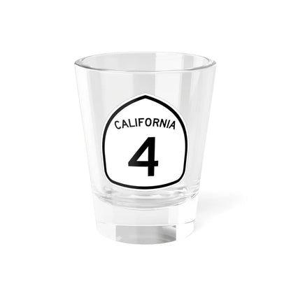 California 4 1957 (California) (Road Sign) Shot Glass 1.5oz 1.5oz - Go Mug Yourself