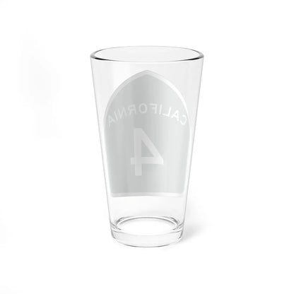 California 4 (California) (Road Sign) Pint Glass 16oz - Go Mug Yourself