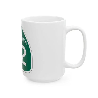California 42 (California) (Road Sign) White Coffee Mug - Go Mug Yourself