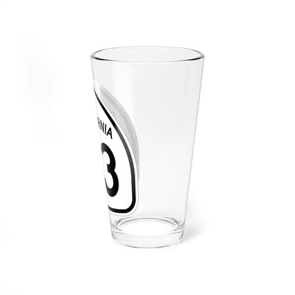 California 43 1957 (California) (Road Sign) Pint Glass 16oz - Go Mug Yourself