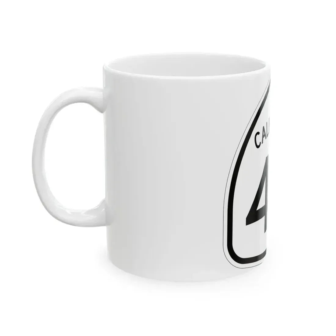 California 43 1957 (California) (Road Sign) White Coffee Mug - Go Mug Yourself