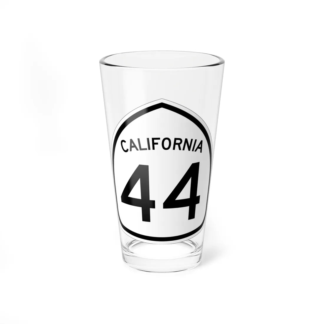 California 44 1957 (California) (Road Sign) Pint Glass 16oz 16oz - Go Mug Yourself