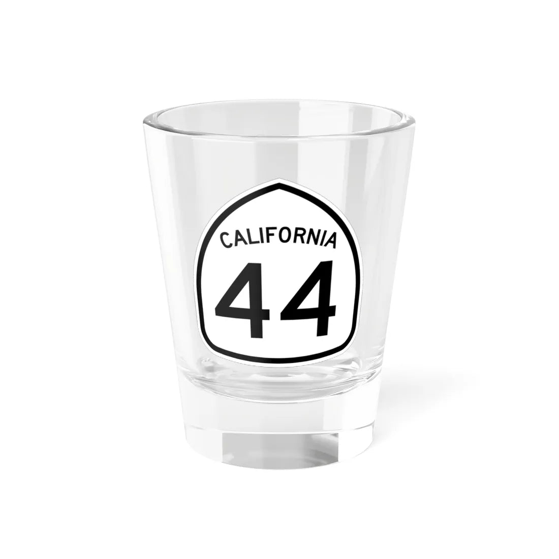 California 44 1957 (California) (Road Sign) Shot Glass 1.5oz 1.5oz - Go Mug Yourself