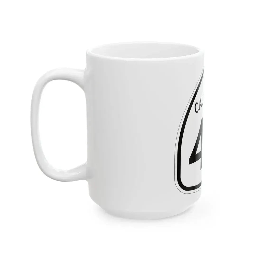 California 44 1957 (California) (Road Sign) White Coffee Mug - Go Mug Yourself