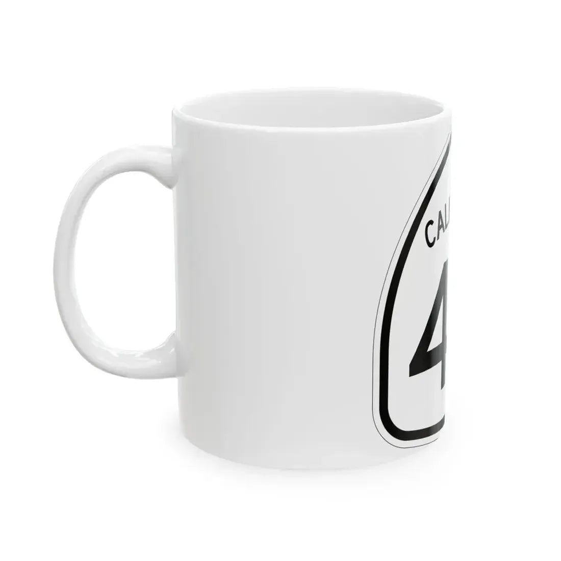 California 44 1957 (California) (Road Sign) White Coffee Mug - Go Mug Yourself