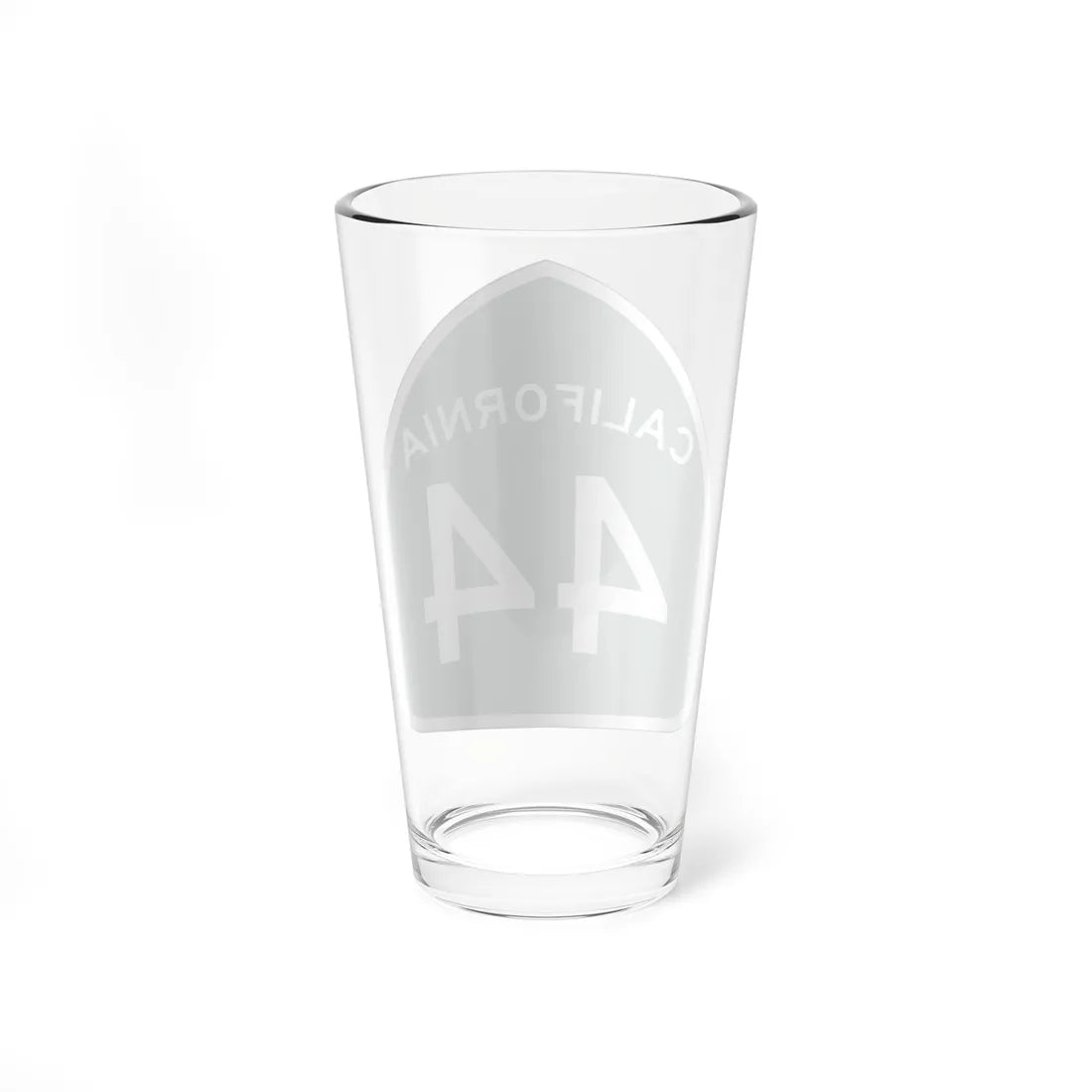 California 44 (California) (Road Sign) Pint Glass 16oz - Go Mug Yourself