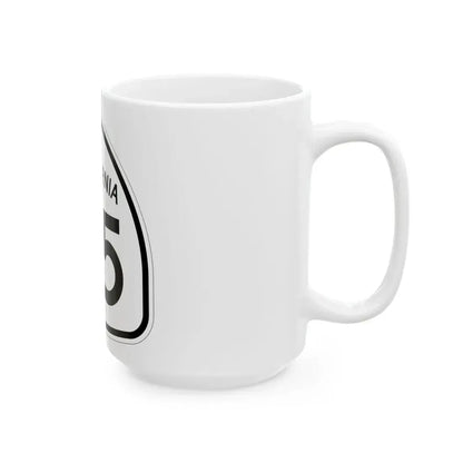 California 45 1957 (California) (Road Sign) White Coffee Mug - Go Mug Yourself