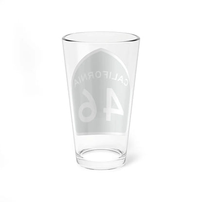 California 46 (California) (Road Sign) Pint Glass 16oz - Go Mug Yourself