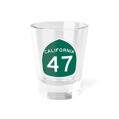 California 47 (California) (Road Sign) Shot Glass 1.5oz 1.5oz - Go Mug Yourself