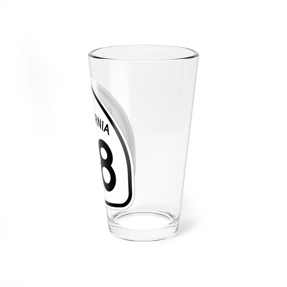 California 48 1957 (California) (Road Sign) Pint Glass 16oz - Go Mug Yourself