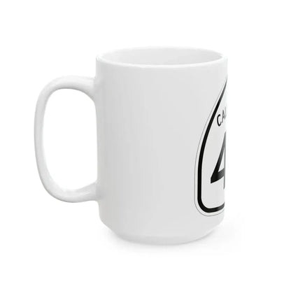 California 48 1957 (California) (Road Sign) White Coffee Mug - Go Mug Yourself