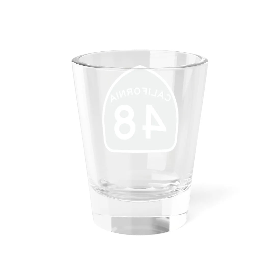 California 48 (California) (Road Sign) Shot Glass 1.5oz - Go Mug Yourself