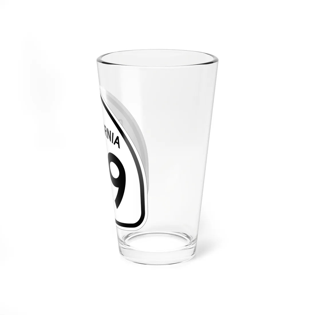California 49 1957 (California) (Road Sign) Pint Glass 16oz - Go Mug Yourself