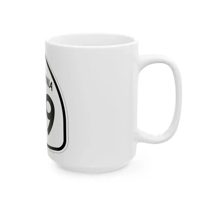 California 49 1957 (California) (Road Sign) White Coffee Mug - Go Mug Yourself