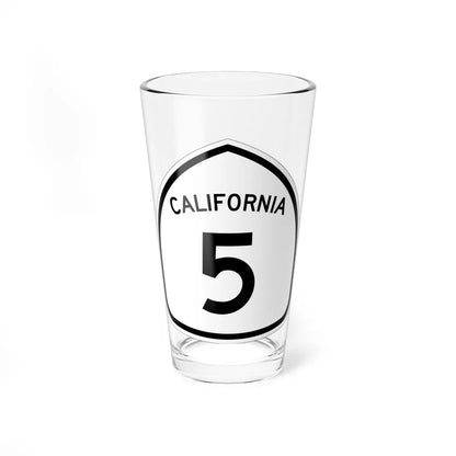 California 5 1957 (California) (Road Sign) Pint Glass 16oz 16oz - Go Mug Yourself