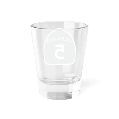 California 5 (California) (Road Sign) Shot Glass 1.5oz - Go Mug Yourself