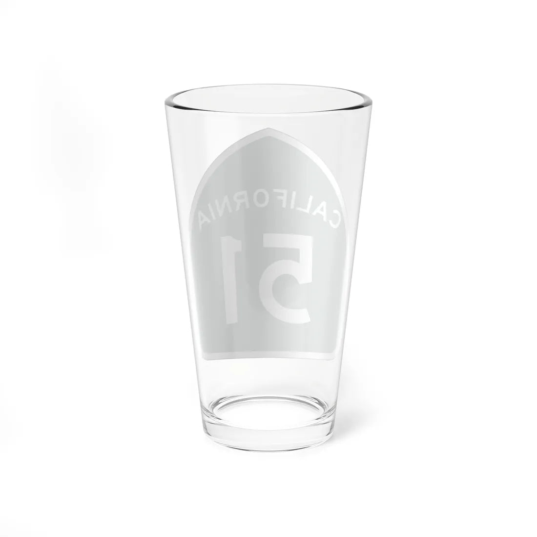 California 51 (California) (Road Sign) Pint Glass 16oz - Go Mug Yourself