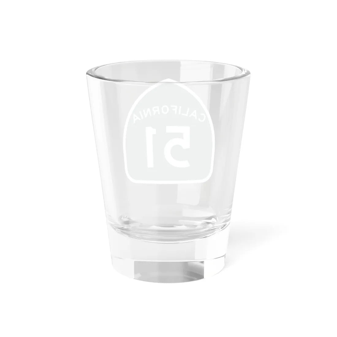 California 51 (California) (Road Sign) Shot Glass 1.5oz - Go Mug Yourself