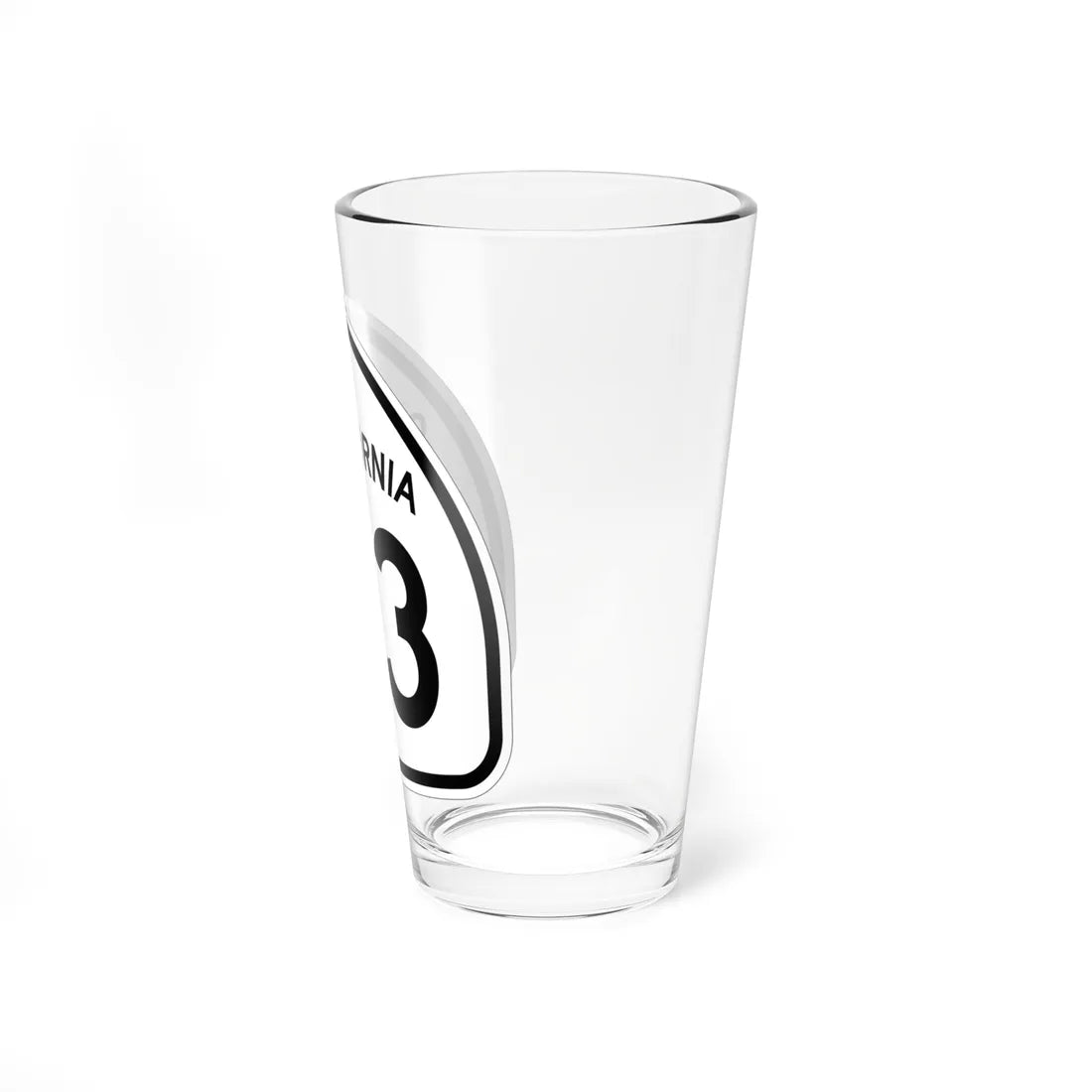 California 53 1957 (California) (Road Sign) Pint Glass 16oz - Go Mug Yourself