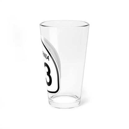 California 53 1957 (California) (Road Sign) Pint Glass 16oz - Go Mug Yourself