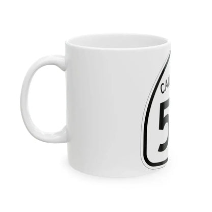 California 53 1957 (California) (Road Sign) White Coffee Mug - Go Mug Yourself