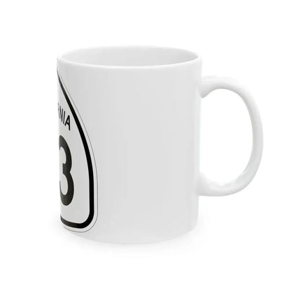 California 53 1957 (California) (Road Sign) White Coffee Mug - Go Mug Yourself