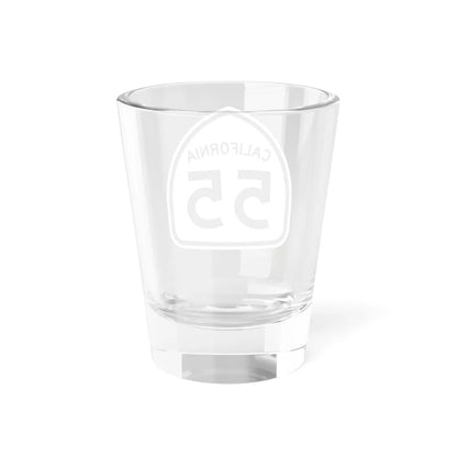 California 55 1957 (California) (Road Sign) Shot Glass 1.5oz - Go Mug Yourself