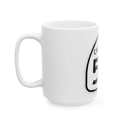 California 55 1957 (California) (Road Sign) White Coffee Mug - Go Mug Yourself