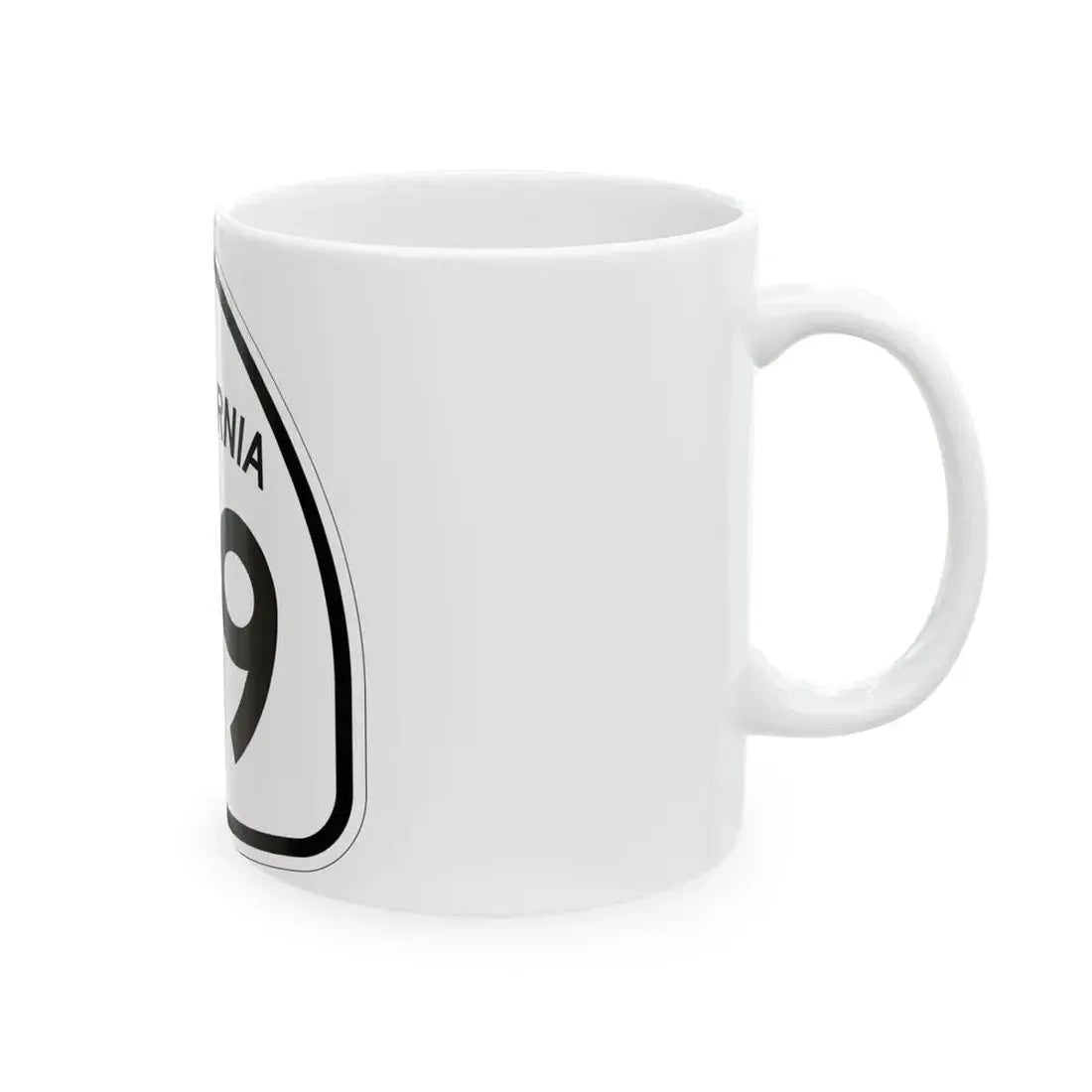 California 59 1957 (California) (Road Sign) White Coffee Mug - Go Mug Yourself