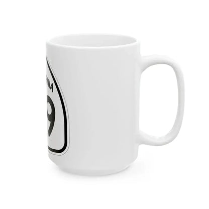 California 59 1957 (California) (Road Sign) White Coffee Mug - Go Mug Yourself