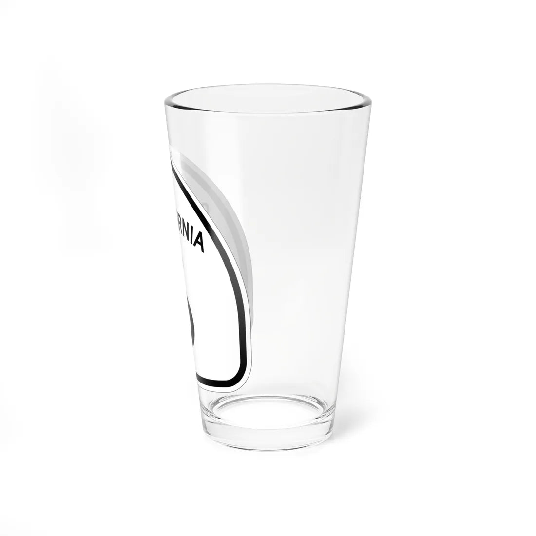 California 6 1957 (California) (Road Sign) Pint Glass 16oz - Go Mug Yourself