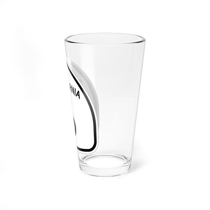 California 6 1957 (California) (Road Sign) Pint Glass 16oz - Go Mug Yourself