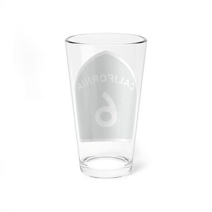 California 6 (California) (Road Sign) Pint Glass 16oz - Go Mug Yourself