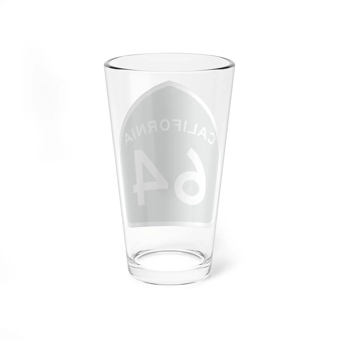 California 64 (California) (Road Sign) Pint Glass 16oz - Go Mug Yourself