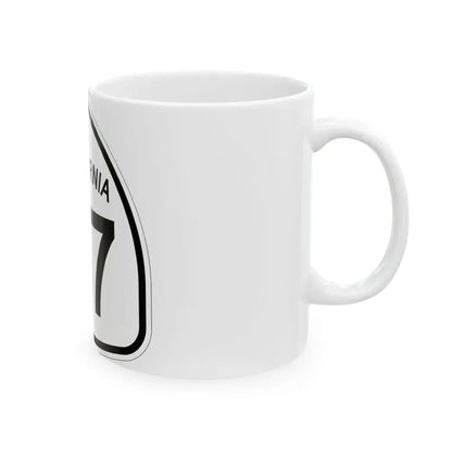 California 67 1957 (California) (Road Sign) White Coffee Mug - Go Mug Yourself